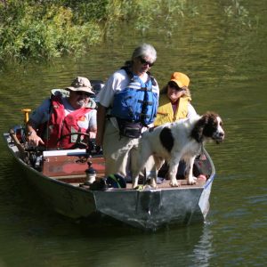 Jake on boat